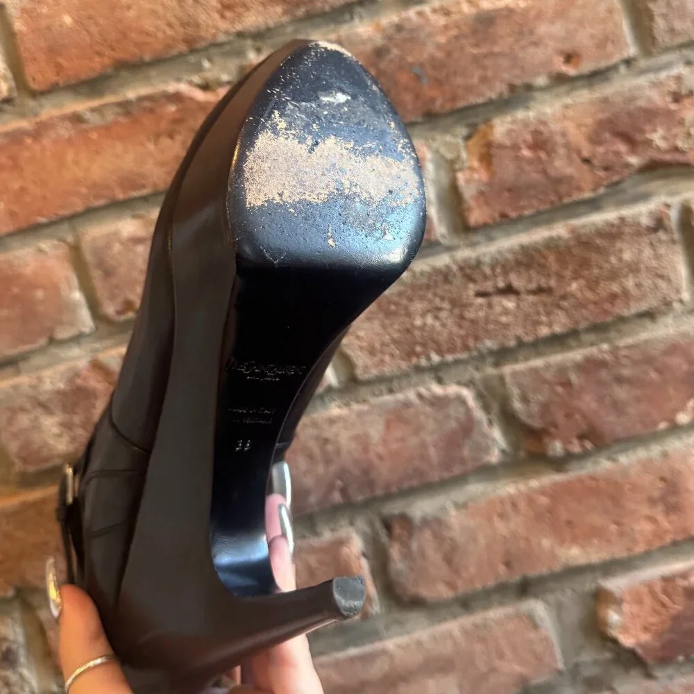 YSL Stiletto Booties with Buckles - Picture 4 of 7